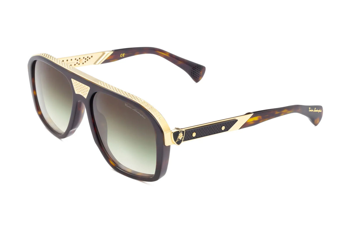 Occhiale Tonino Lamborghini TLX 003 Colore 05/G Havana. Scopri la collezione di occhiali da sole Tonino Lamborghini. Lenti premium e materiali pregiati per uno stile audace che non accetta compromessi.