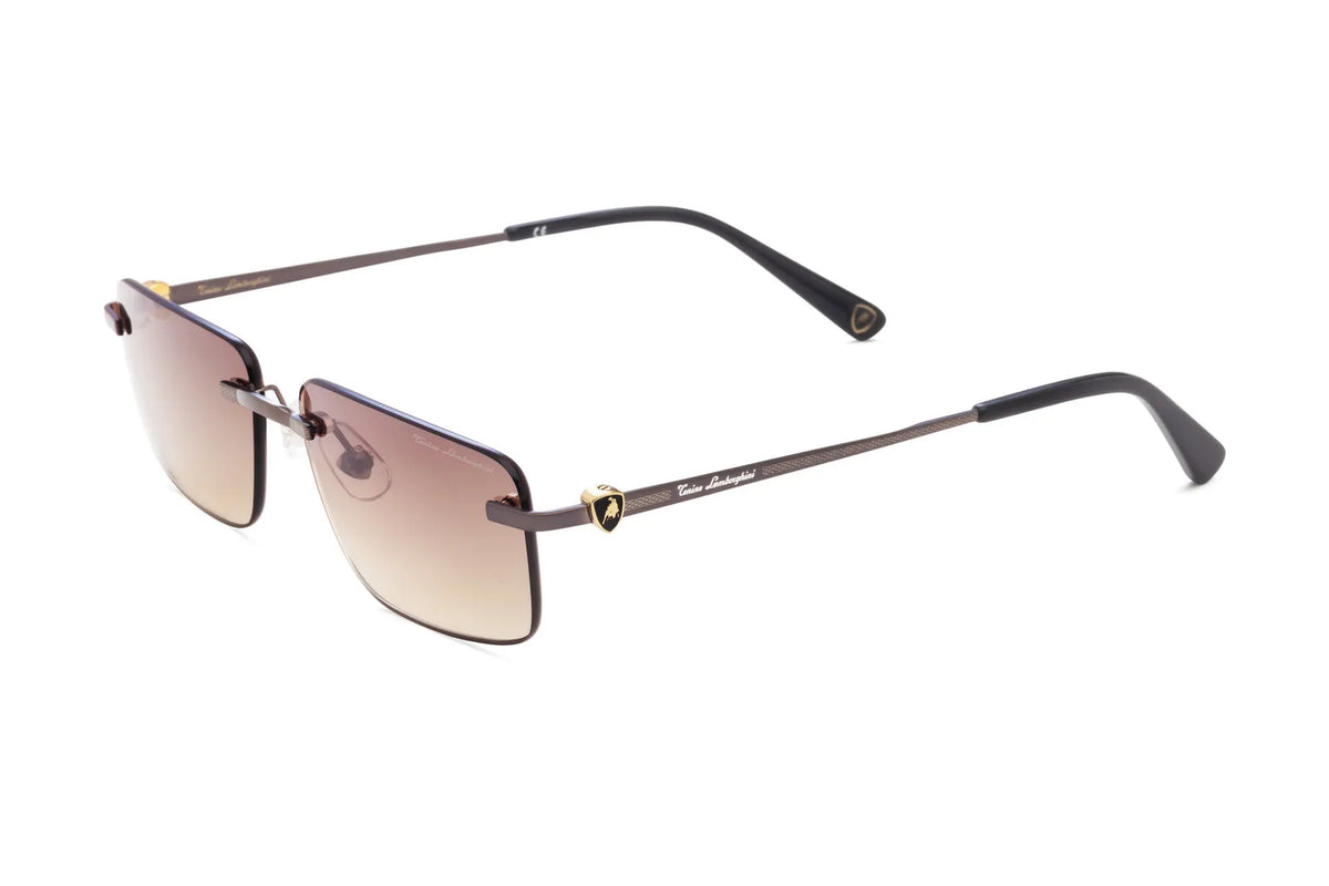 Occhiale Tonino Lamborghini TLX 202 Colore 02 Canna di fucile. Scopri la collezione di occhiali da sole Tonino Lamborghini. Lenti premium e materiali pregiati per uno stile audace che non accetta compromessi.