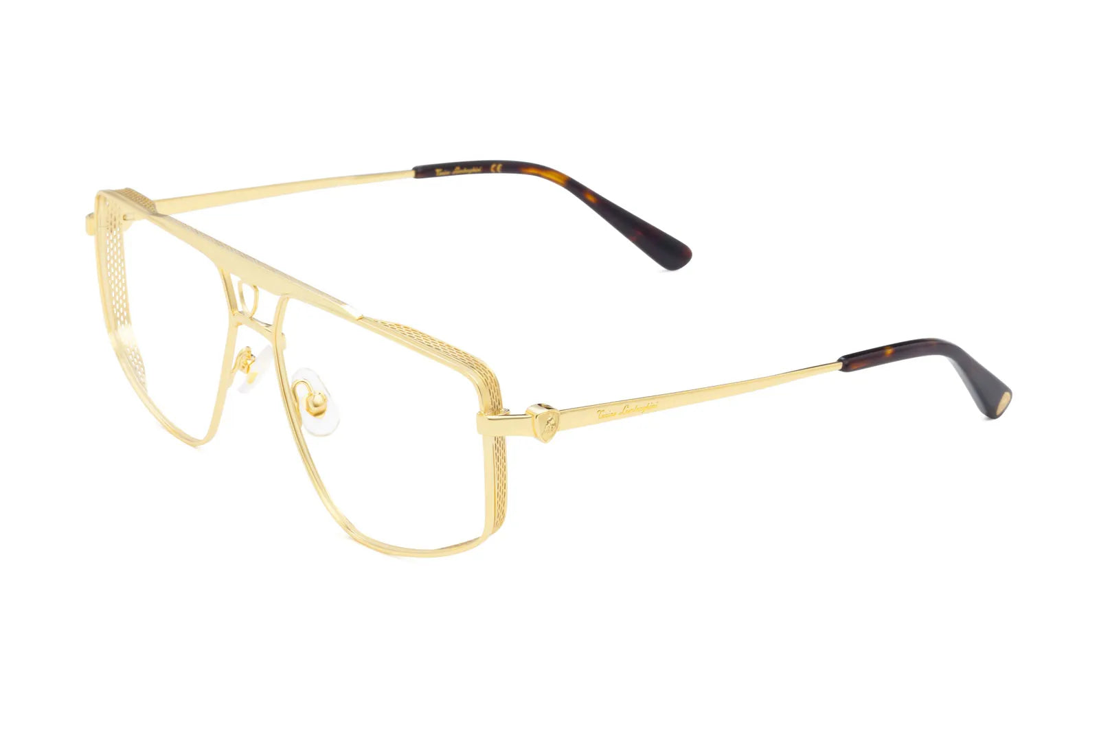 Occhiale Tonino Lamborghini TLX 600 Colore 02 Oro. Eleva il tuo sguardo con gli occhiali da vista Tonino Lamborghini. Design ergonomico e materiali nobili per un comfort senza pari. Spedizione gratuita.