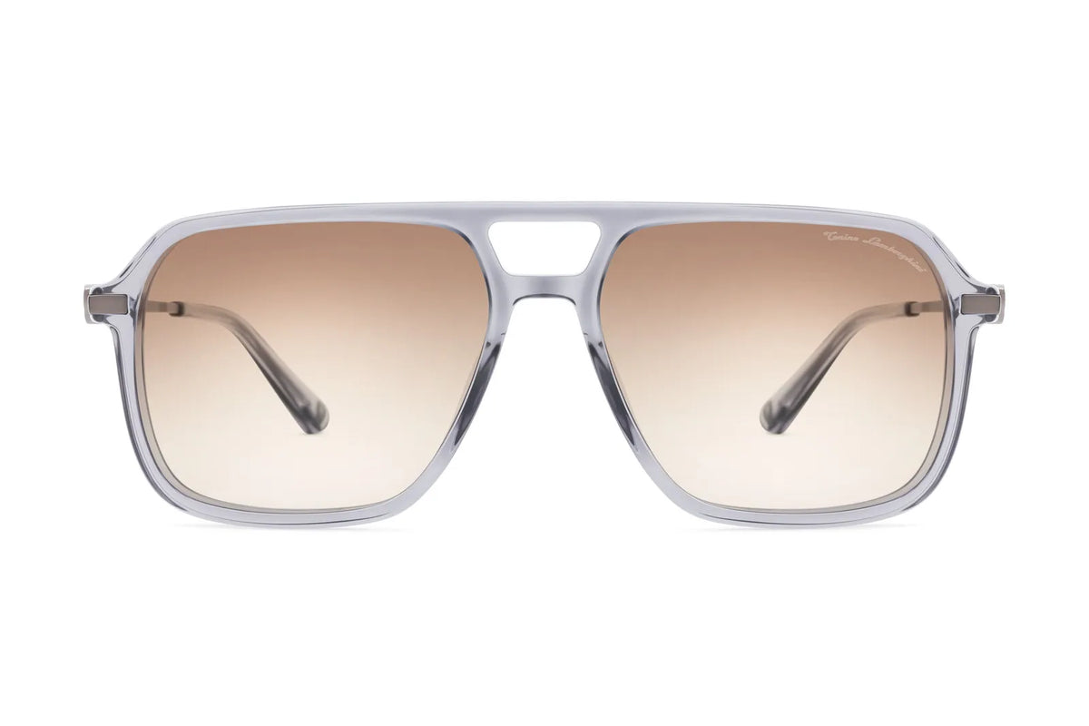 Occhiale Tonino Lamborghini TLX 005 Colore 02 Grigio. Scopri la collezione di occhiali da sole Tonino Lamborghini. Lenti premium e materiali pregiati per uno stile audace che non accetta compromessi.
