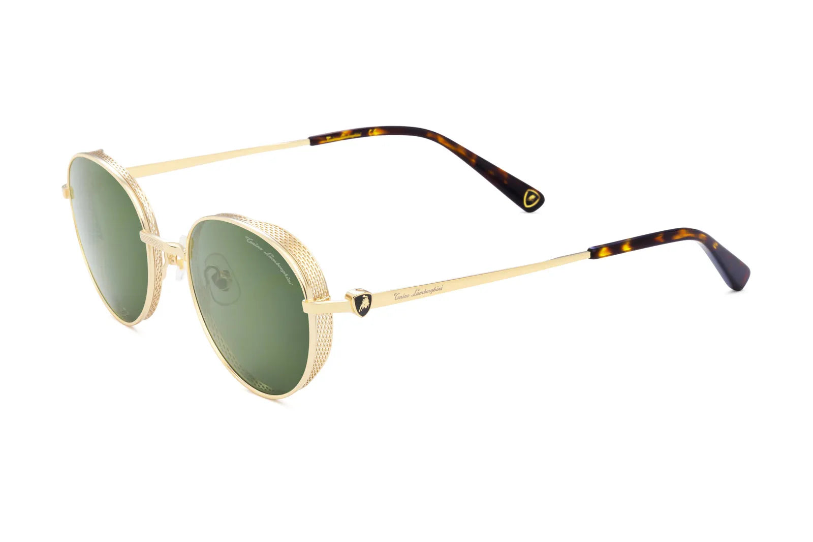 Occhiale Tonino Lamborghini TLX 106 Colore 02/G Oro. Scopri la collezione di occhiali da sole Tonino Lamborghini. Lenti premium e materiali pregiati per uno stile audace che non accetta compromessi.