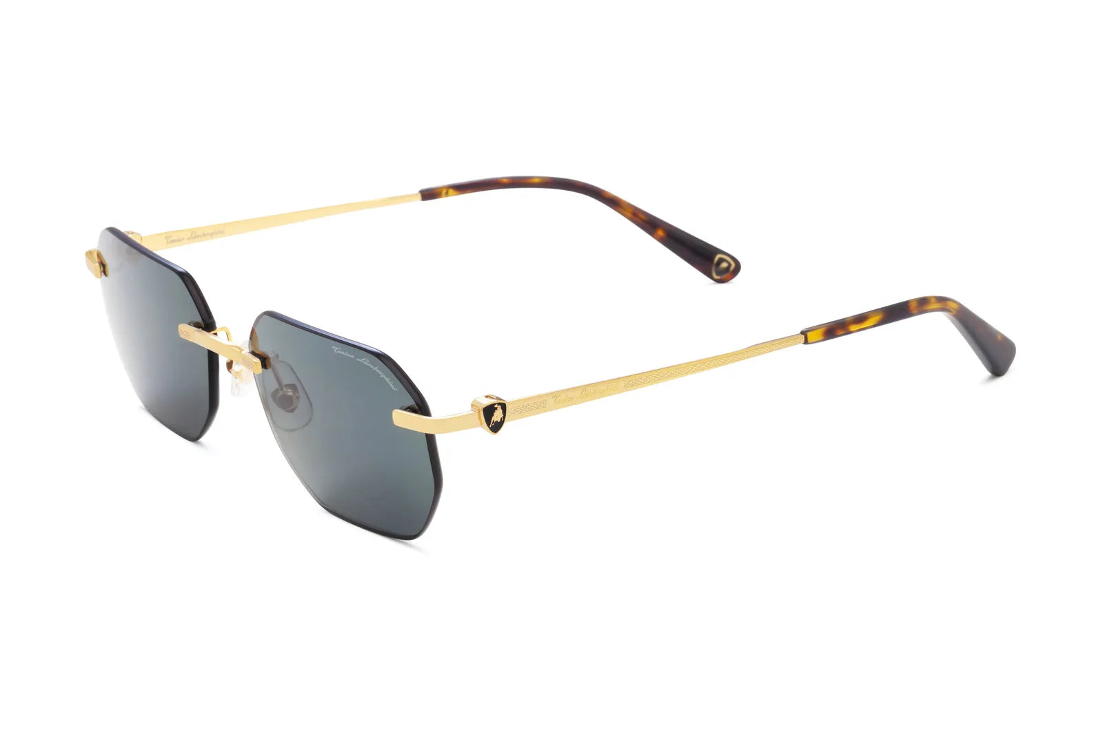 Occhiale Tonino Lamborghini TLX 201 Colore 01 Oro. Scopri la collezione di occhiali da sole Tonino Lamborghini. Lenti premium e materiali pregiati per uno stile audace che non accetta compromessi.