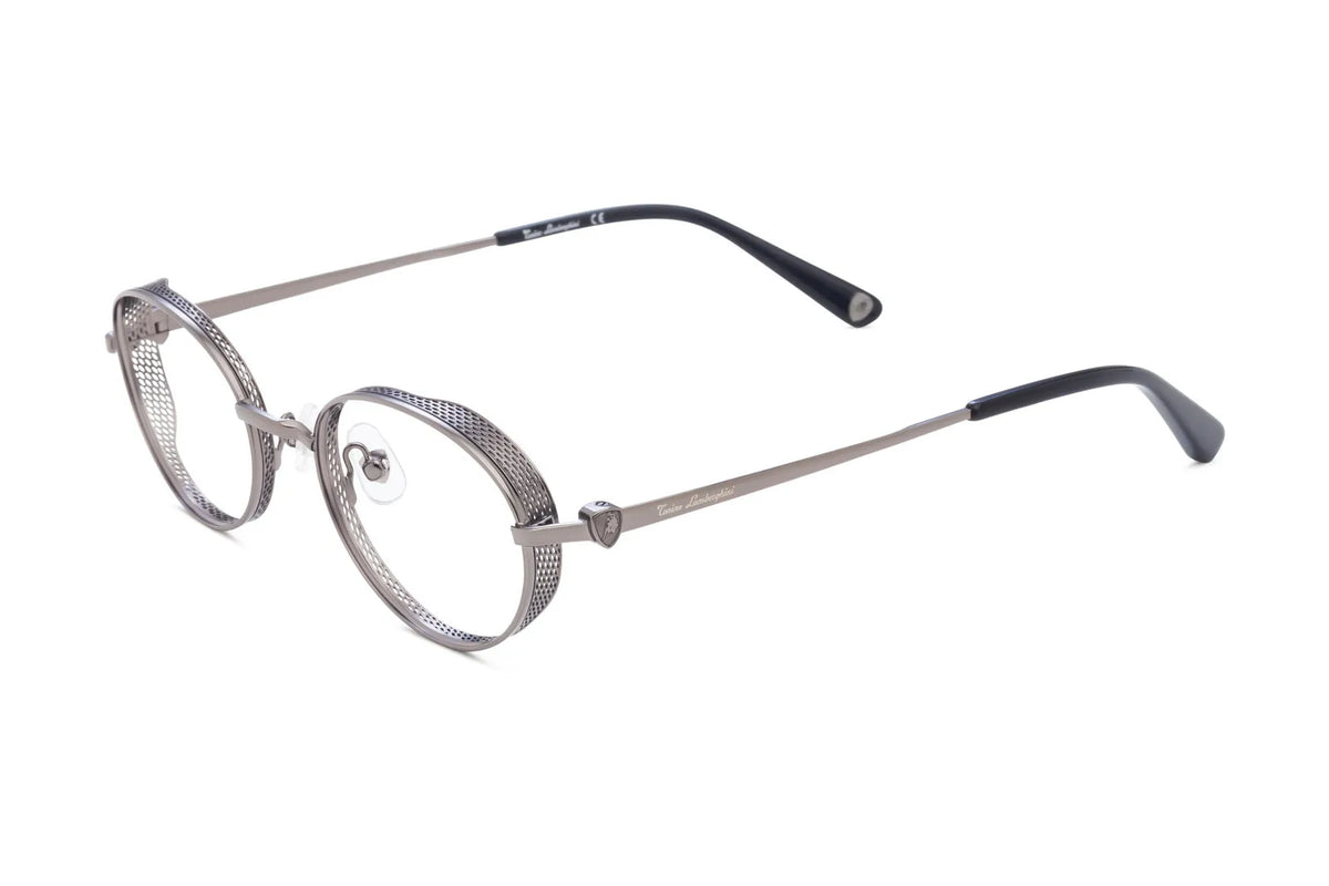 Occhiale Tonino Lamborghini TLX 605 Colore 01 Canna di fucile. Eleva il tuo sguardo con gli occhiali da vista Tonino Lamborghini. Design ergonomico e materiali nobili per un comfort senza pari. Spedizione gratuita.