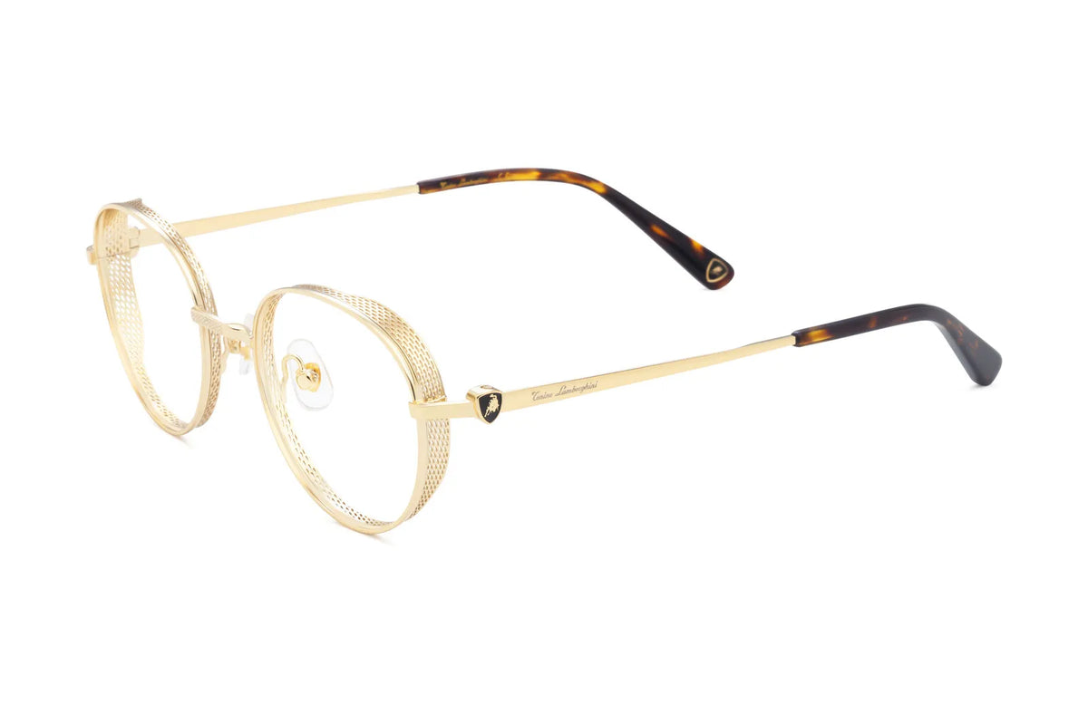 Occhiale Tonino Lamborghini TLX 606 Colore 02 Oro. Eleva il tuo sguardo con gli occhiali da vista Tonino Lamborghini. Design ergonomico e materiali nobili per un comfort senza pari. Spedizione gratuita.